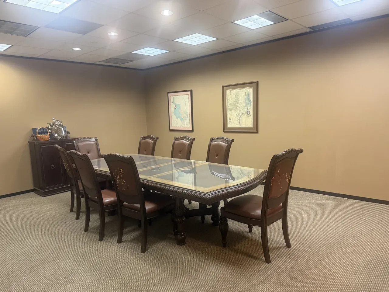 Shared conference room on the seventh floor at 1001 West Loop South